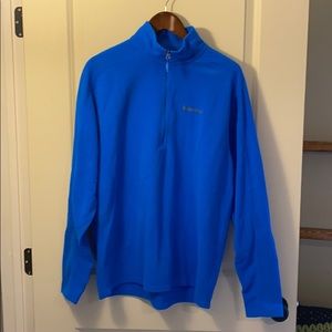 Marmot Fleece Pullover 1/4 Zip Royal Blue